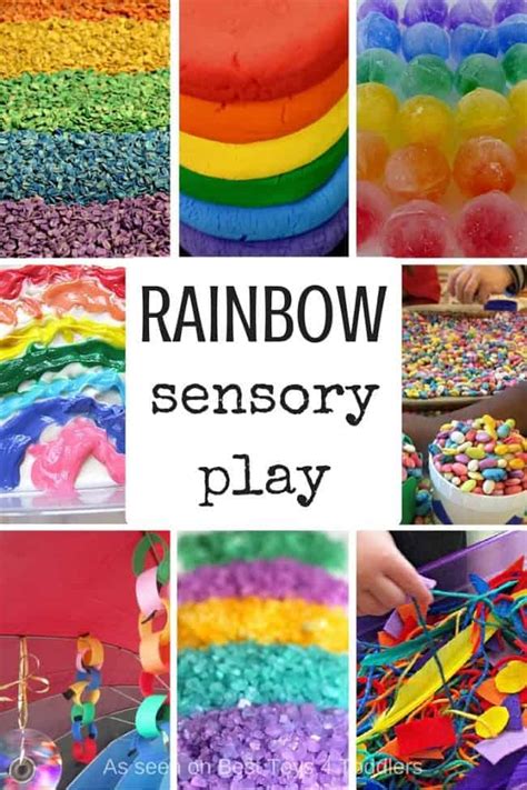 33 Rainbow Sensory Play Ideas For Toddlers And Older Kids Best Toys 4