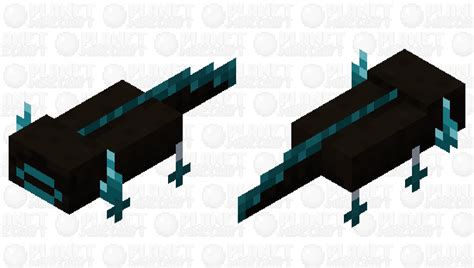 Deep Dark Axolotl Minecraft Mob Skin