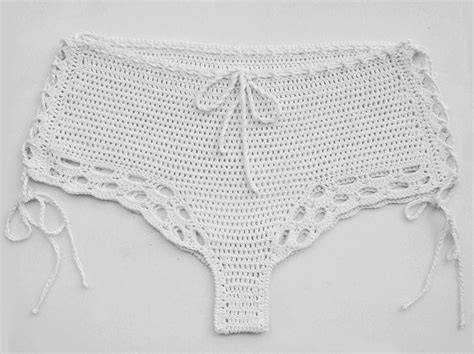 Crochet Lace Beach Shorts Crochet Bikini Shorts Sexy White Etsy