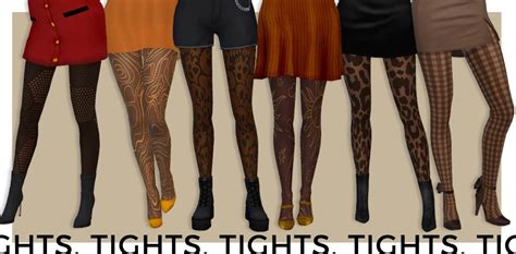 Tights Tights Tights High Waisted Tights Animal Print Tights Sims 4