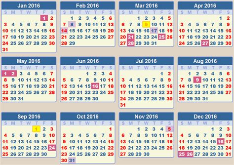 Calendar 2016 School Terms And Holidays South Africa