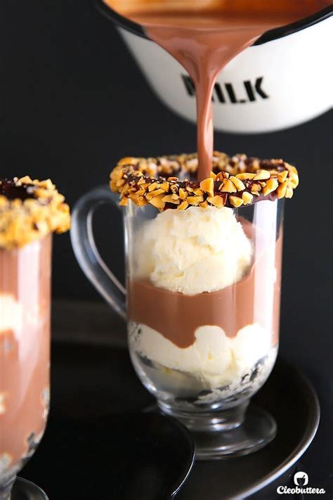 Peanut Butter Hot Chocolate Float Рецепт Рецепты десертов Десерты