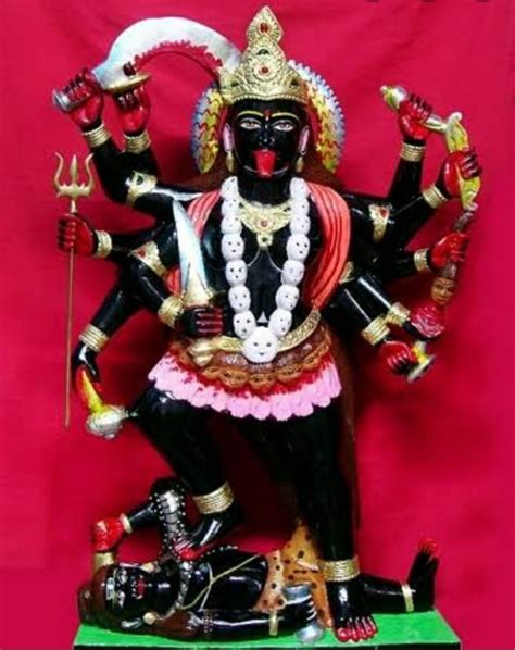White Painted Coloured Maa Kali Idol For Worship At Rs 65000 In Jaipur
