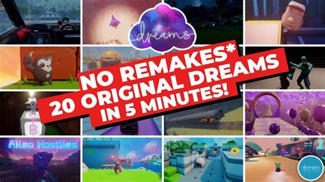 Dreams Ps4 20 Awesome Original Games In Dreams No Remakes Youtube