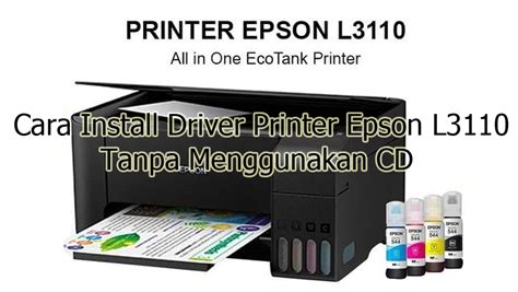 Cara Install Driver Printer Epson L Tanpa Menggunakan CD