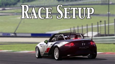 Assetto Corsa Race Setup Mazda Mx Cup Mugello Base Setup Youtube