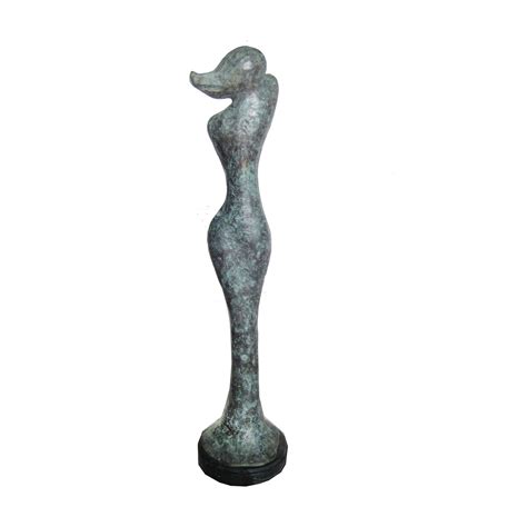 Bronze Abstract Lady Sculpture Metropolitan Galleries Inc