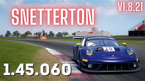 Assetto Corsa Competizione Porsche 991II GT3 R Snetterton Hotlap