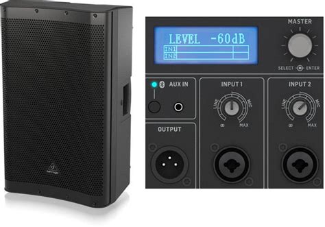 Behringer Dr Dsp Inch W Active Pa Speaker Marshall Music