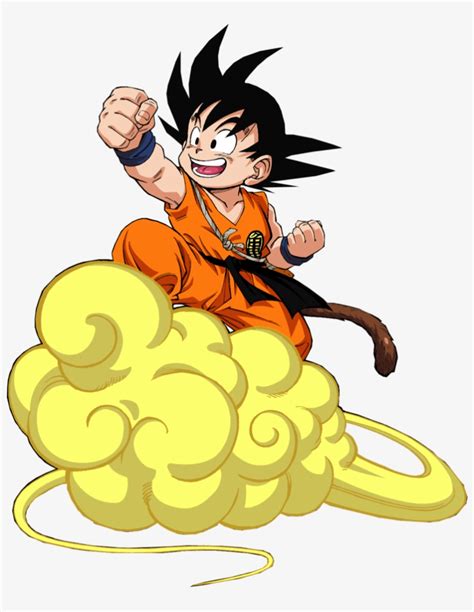 Dragon Ball Nimbus Cloud Goku En Su Nube Voladora Png 838x1024 Png