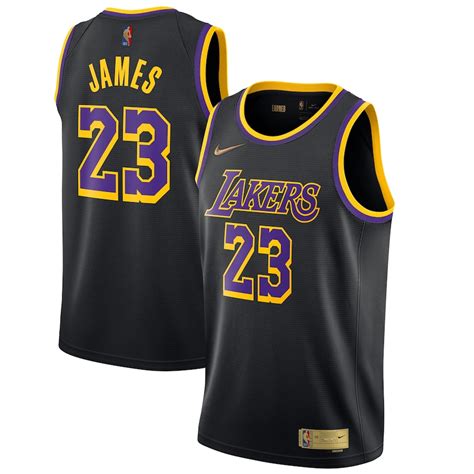 Los Angeles Lakers Nike Earned Edition Swingman Jersey Lebron James