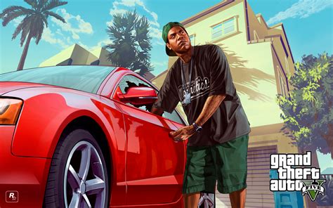 Download Lamar Davis Video Game Grand Theft Auto V Hd Wallpaper