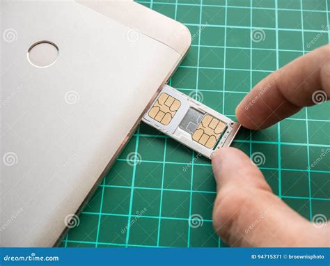 Sim Card Tray Remover Eject Pin Key Tool Royalty Free Stock Photo