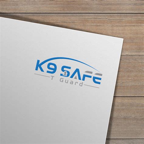 Elegant Playful Security Guard Logo Design For K9 Safe T Guard By