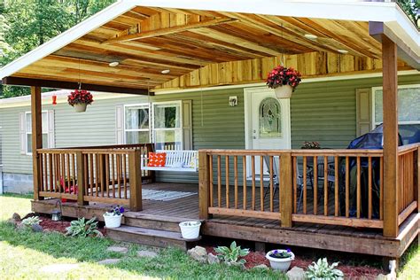 Life On A Gravel Road The Front Porch Is Done Rustic Front Porch Decks And Porches Rustic