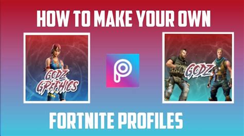 How To Make Your Own Fornite Profiles Ios Androidfor Free Youtube