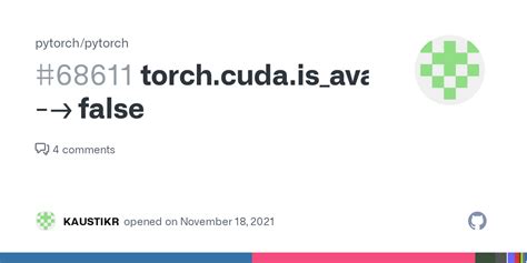 Torch Cuda Is Available False Issue Pytorch Pytorch