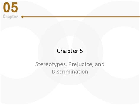 Chapter 5 Stereotypes Prejudice And Discrimination Defining Important