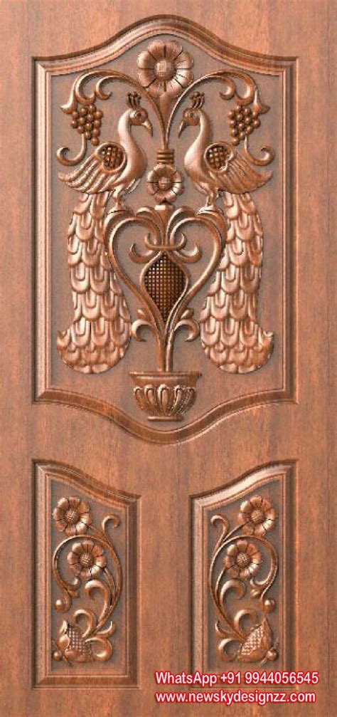 The Best 18 Wood Carving Wooden Main Double Door Designs Indian Style