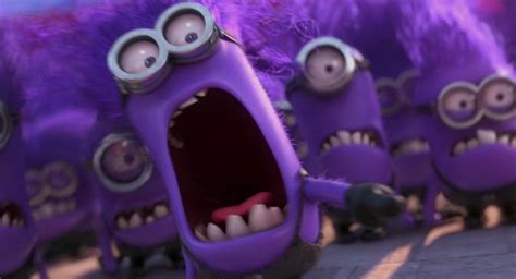 Despicable Me 2  Evil Minion Yells Evil Minions Purple Minions