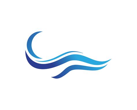 Water Wave Logo Template Vector Illustration Design 580582 Vector Art