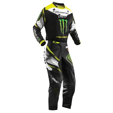 Monster energy helmet amazon com. THOR PHASE SP14 PRO CIRCUIT MONSTER ENERGY MX MOTOCROSS ...