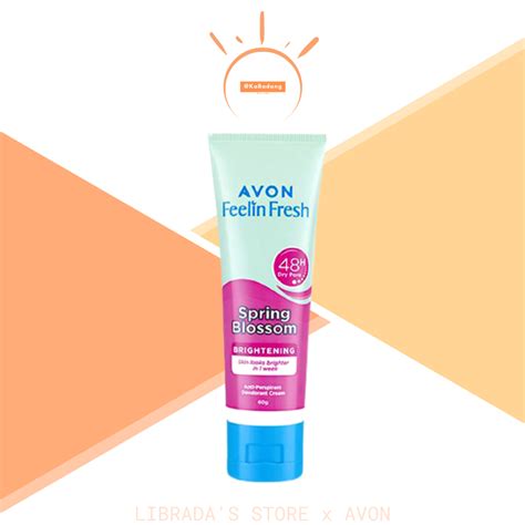 Avon Feelin Fresh Quelch Anti Perspirant Deodorant Creams 60g Spring