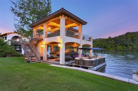 On The Market Custom Waterfront Home In Austin