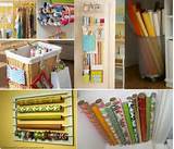 Wrapping Paper Storage Ideas