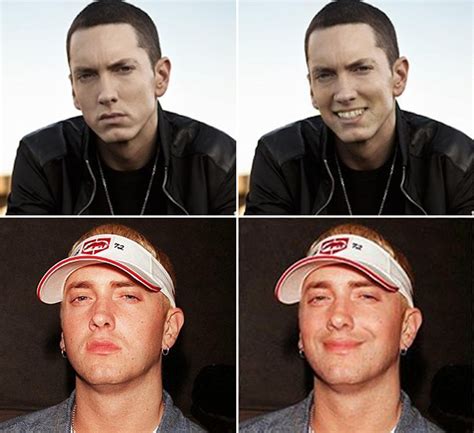 Photoshop Artist Makes Eminem Smile The Results Are Terrifying