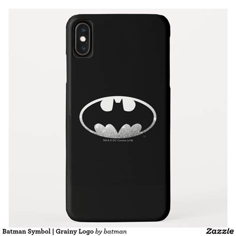 Batman Symbol Grainy Logo Case Mate Iphone Case Zazzle In 2023