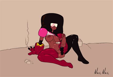 Xbooru Big Penis Breasts Futanari Garnet Garnet Steven Universe Gif Intersex Masturbation