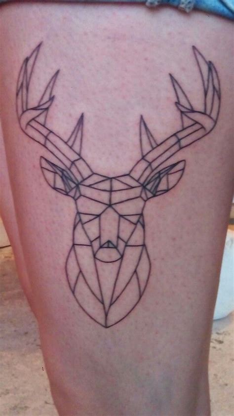Deer Head Epic Tattoo Deer Head Geometric Tattoo Tattoos Art
