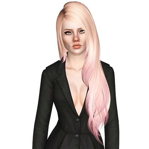 Skysims Hairstyle Retextured By Monolith Sims Sims Hairs Hot