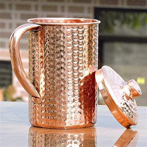 Pure Copper 9974 Water Jug Copper Pitcher For Ayurveda Etsy
