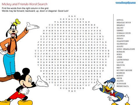 Printable Disney Word Search Games Disneys World Of Wonders