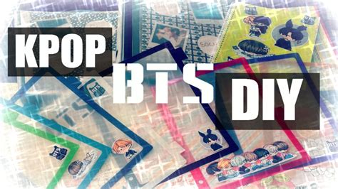 Kpop Bts School Supplies Diy
