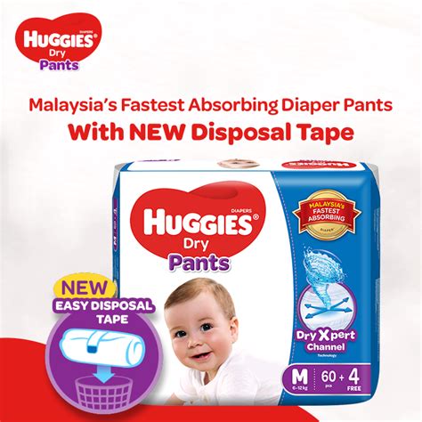 Huggies Dry Pants Diapers L50 1 Pack Absorbent And Dry Diapers For