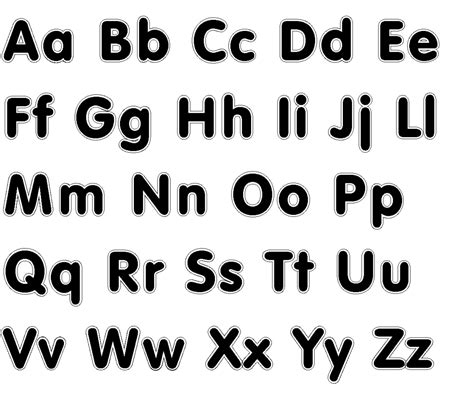 Download and print our free letter b stencil type alphabets which are available in a variety of styles for you to choose from such as arial, block, cursive, decorative, girly, gothic and more!. Printable Alphabet Cut Outs | Letters Of The Alphabet To ...