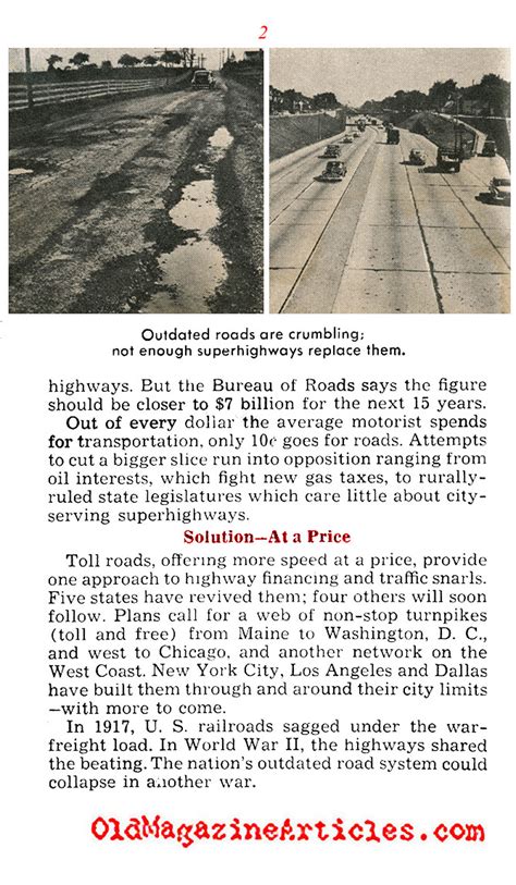 History Of Highwayshistory Of American Highwaysdevelopment Of