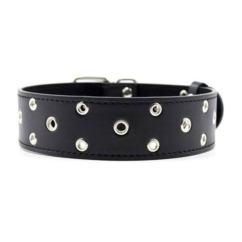 Buy Pu Leather Neck Collar Choker Necklace For Women