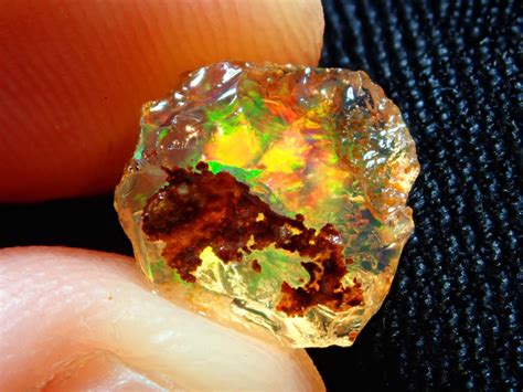 316ct A7 Natural Rough Mexican Fire Opal