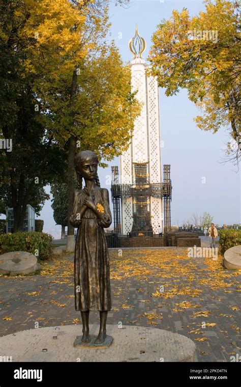 holodomor memorial monument in honour of victims of the famine park of eternal glory