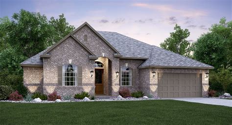 Coral New Home Plan In Johnson Ranch Brookstone Ii Signature Tx