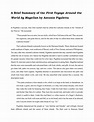 “A Brief Summary of the First Voyage Around the World by Antonio ...