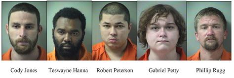 Five Men Charged With Soliciting Minor For Sex Okaloosa County