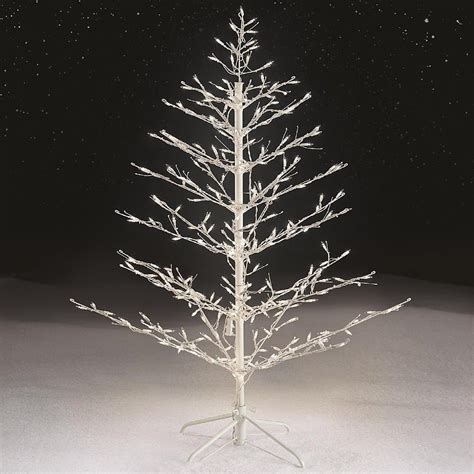 Christmas Pre Lit Artificial Tree Yard Outdoor Decor Lighted Stick