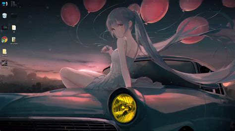 Wallpaper Engine Anime Girl With A Car Free Download Youtube