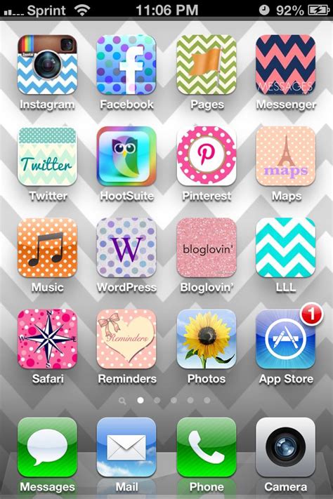 Drag the custom icon file. New iPhone icons using the app CocoPPa. Love it! | Ipad ...