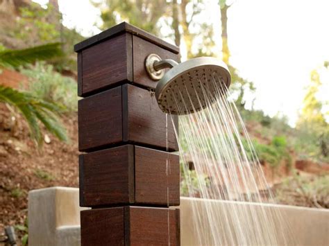 How To Build An Outdoor Shower